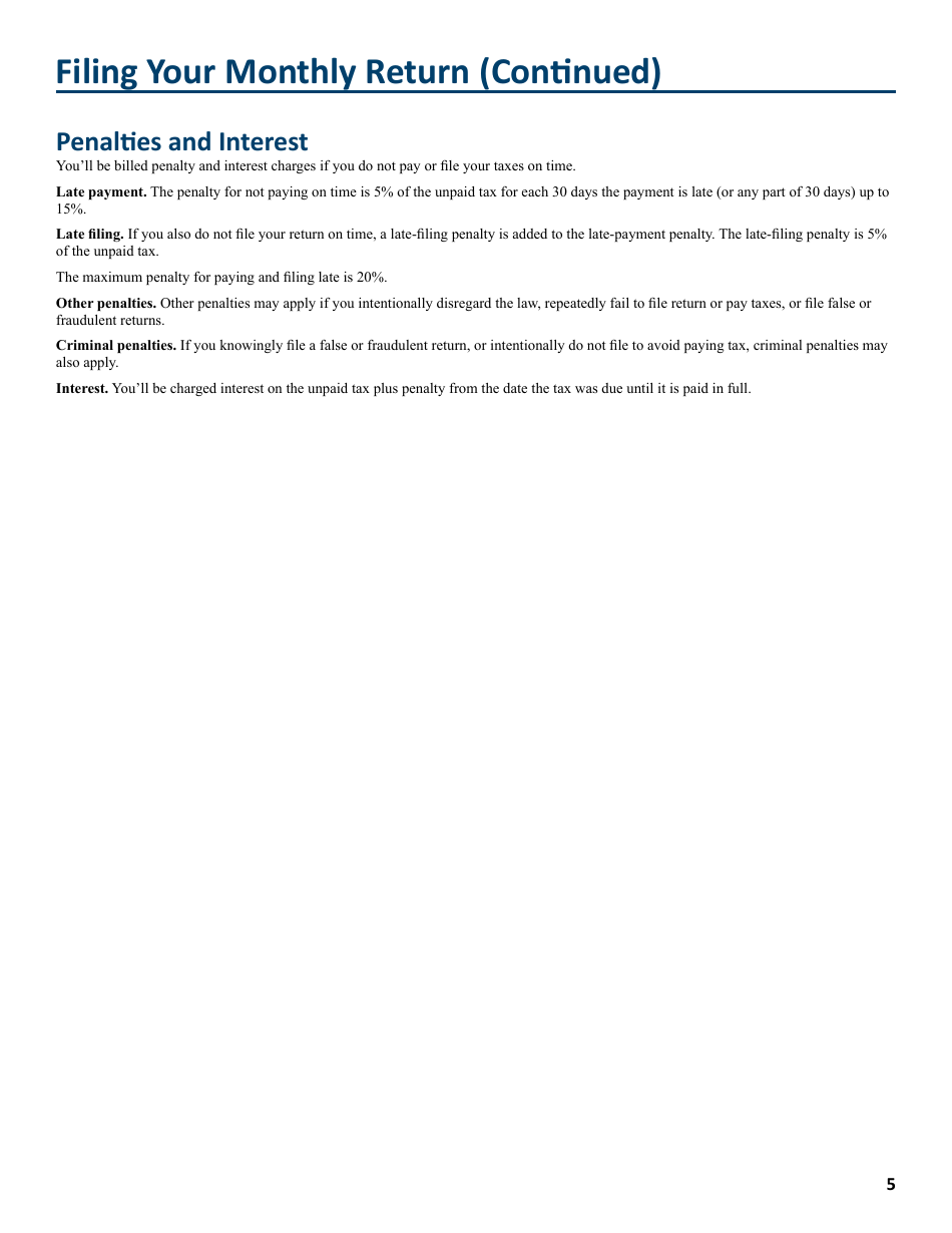 License Application for Tobacco Products Distributors and Subjobbers - Minnesota, Page 5