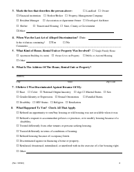 Pre-complaint Questionnaire - Real Property Transactions - Hawaii, Page 4