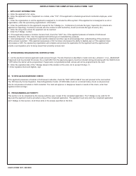 USAFA Form 120T Application for Temporary Facility Barrier Electronic Access Badge (T-Badge), Page 2