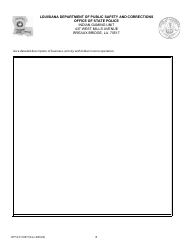 Form DPSSP0097 Renewal Application - Louisiana, Page 12