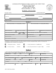 Form DPSSP0097 Renewal Application - Louisiana, Page 5