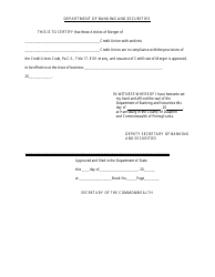 Articles of Merger - Pennsylvania, Page 8