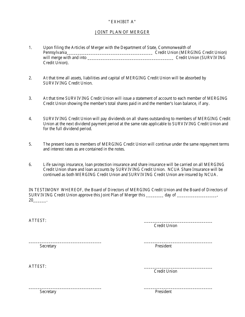 Articles of Merger - Pennsylvania, Page 9