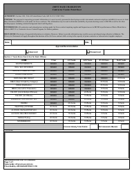 Document preview: JB CHARLESTON Form 110 Contractor/Vendor Point Sheet