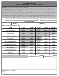 Document preview: JB CHARLESTON Form 113 Courier/Semi-truck (Single Entry Cargo Delivery) Screening Sheet