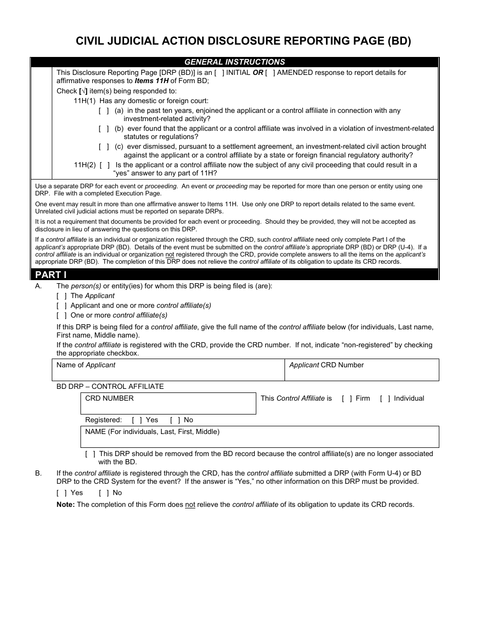 Form BD (SEC1490) Uniform Application for Broker-Dealer Registration, Page 23