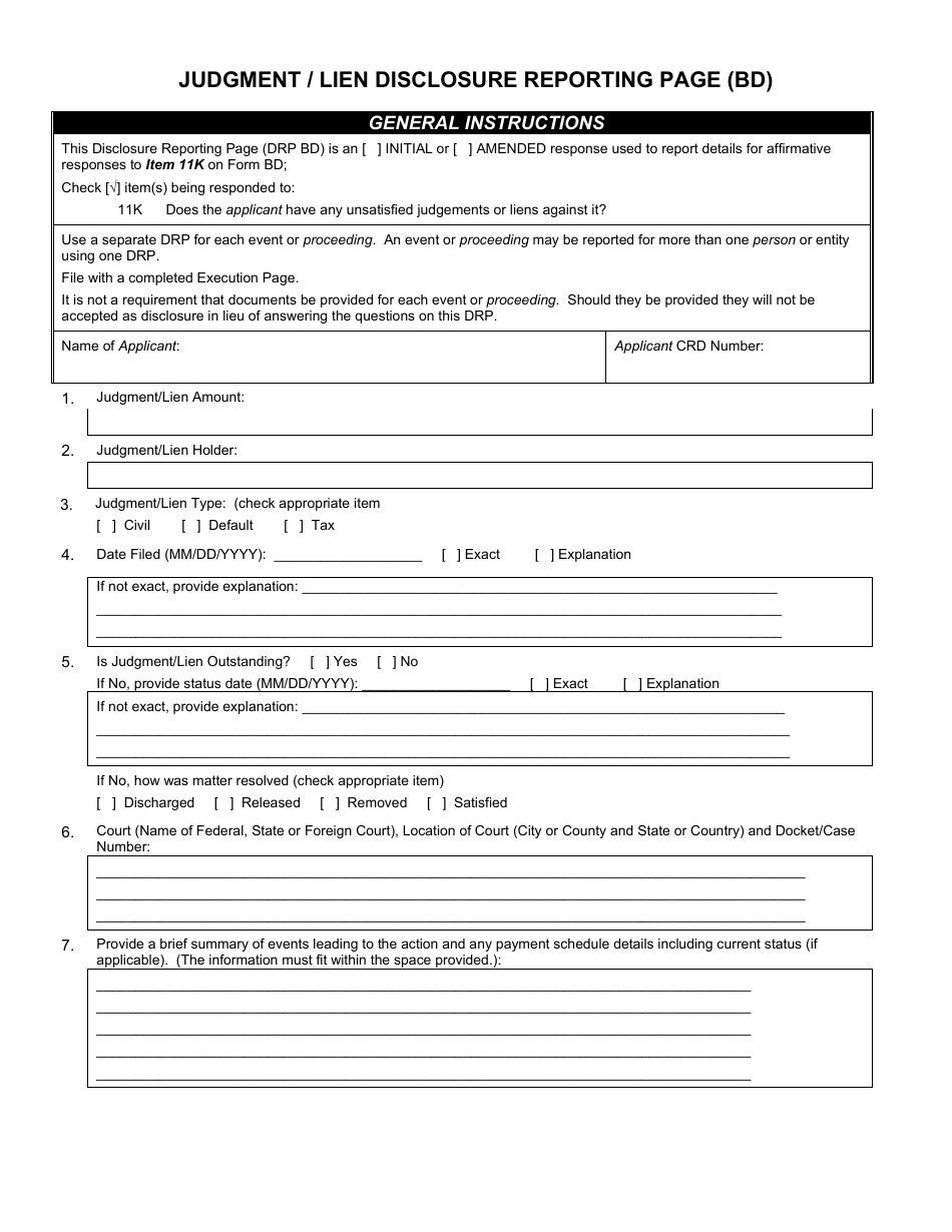 Form BD (SEC1490) Uniform Application for Broker-Dealer Registration, Page 29