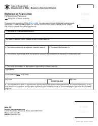 Form 350 Application for Statement of Registration for a Limited Partnership - Rhode Island, Page 3