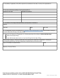 Form 350 Application for Statement of Registration for a Limited Partnership - Rhode Island, Page 4