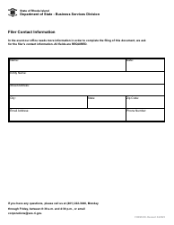 Form 630 Annual Report for a Corporation - Rhode Island, Page 4