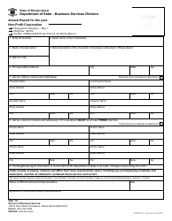 Form 631 Annual Report for a Non-profit Corporation - Rhode Island, Page 2