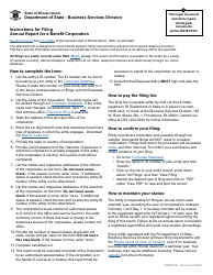 Document preview: Form 633 Annual Report for a Benefit Corporation - Rhode Island