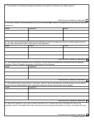 Form 662 Application for Renewal of Registration of an Athlete Agent - Rhode Island, Page 3