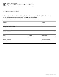 Form 657 Application for Registration of a Credit Bureau - Rhode Island, Page 3