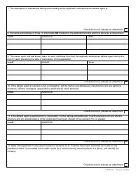 Form 661 Application for Registration of an Athlete Agent - Rhode Island, Page 3