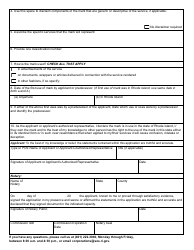 Form 665 Application for the Registration of a Service Mark - Rhode Island, Page 4