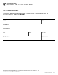 Form 643A Statement of Change of Registered Office - Domestic or Foreign Partnership - Rhode Island, Page 3