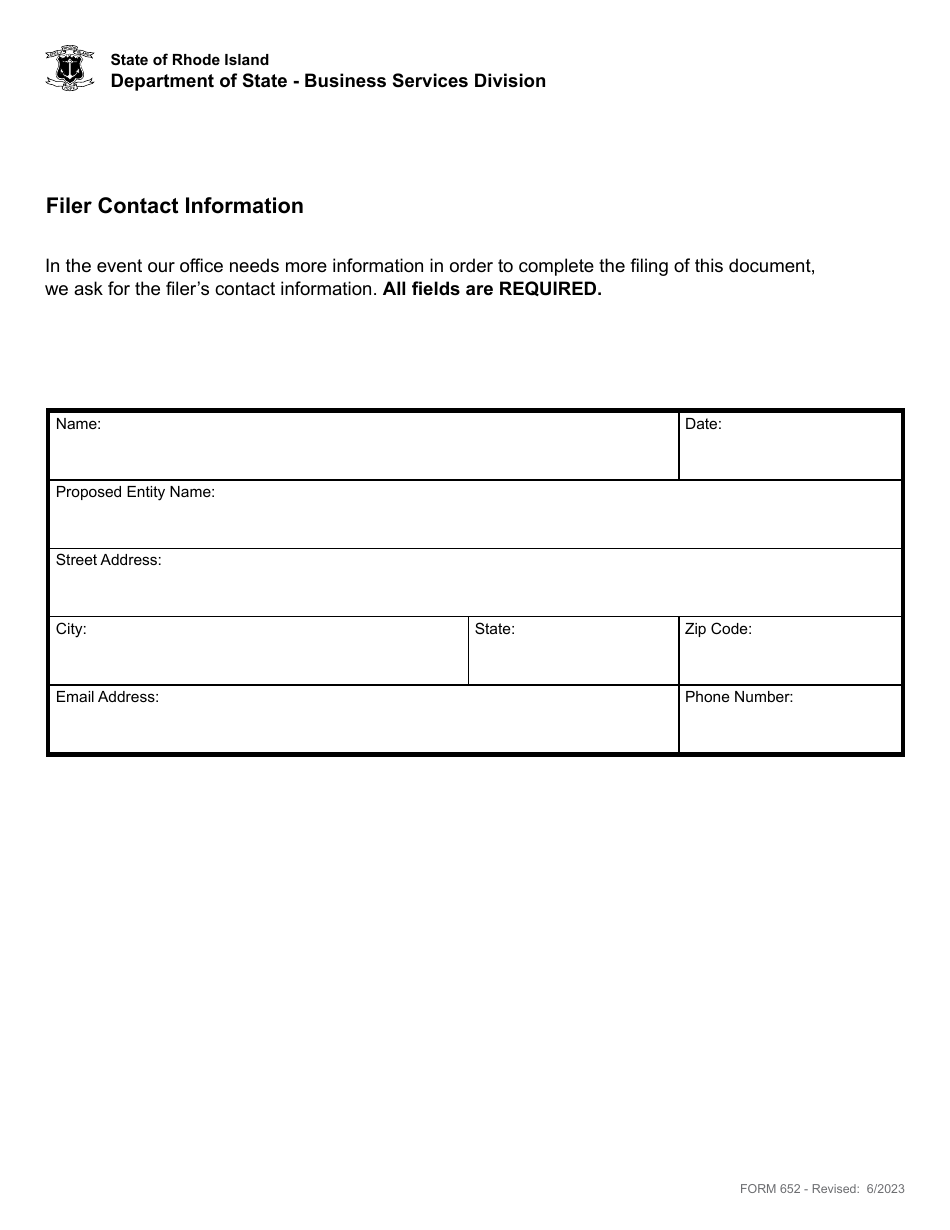 Form 652 Restoration Statement of Transparency and Sustainability Standards - Rhode Island, Page 3