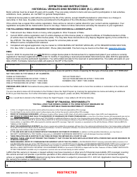 Form BMV4806 Application and Affidavit for Historical License Plate - Ohio, Page 2