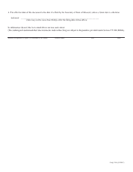 Form CORP.53A Articles of Amendment for a Nonprofit Corporation - Missouri, Page 2