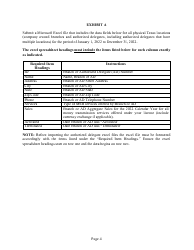 Annual Report for Texas Money Transmission License Holders - Texas, Page 4