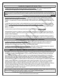 Contrato De Beneficios Funebres Prepagados Mediante Fondos De Un Seguro - Sample - Texas (Spanish), Page 5
