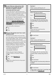 Form BB2 Widowed Parent&#039;s Allowance - United Kingdom, Page 4