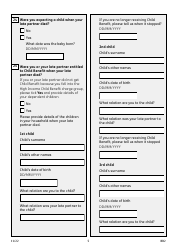 Form BB2 Widowed Parent&#039;s Allowance - United Kingdom, Page 5