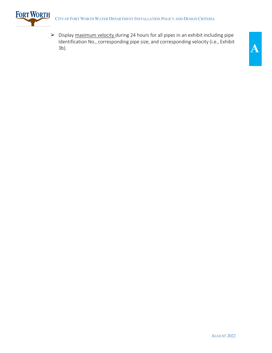 Water Utility Review Application - City of Fort Worth, Texas, Page 13