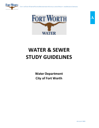 Water Utility Review Application - City of Fort Worth, Texas, Page 3