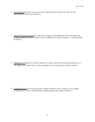 Application for Emergency Examination - Vermont, Page 4