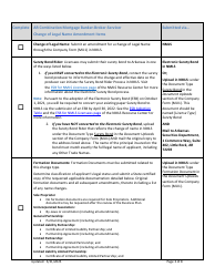 Ar Combination of Mortgage Broker, Mortgage Banker and/or Mortgage Servicer Licenses Amendment Checklist (Company) - Arkansas, Page 3