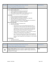Ar Combination of Mortgage Broker, Mortgage Banker and/or Mortgage Servicer Licenses Amendment Checklist (Company) - Arkansas, Page 4