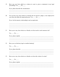 Form 50 Jury Questionnaire - Minnesota, Page 4