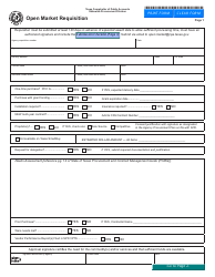Document preview: Form 76-146-2 Open Market Requisition - Texas