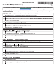 Form 76-146-2 Open Market Requisition - Texas, Page 3