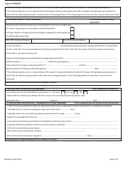 Form SRG1107 Course Completion Certificate for Issue, Revalidation, Renewal or Variation of a Single or Multi-Pilot Type/Class Rating or the Renewal of an Instrument Rating - United Kingdom, Page 2