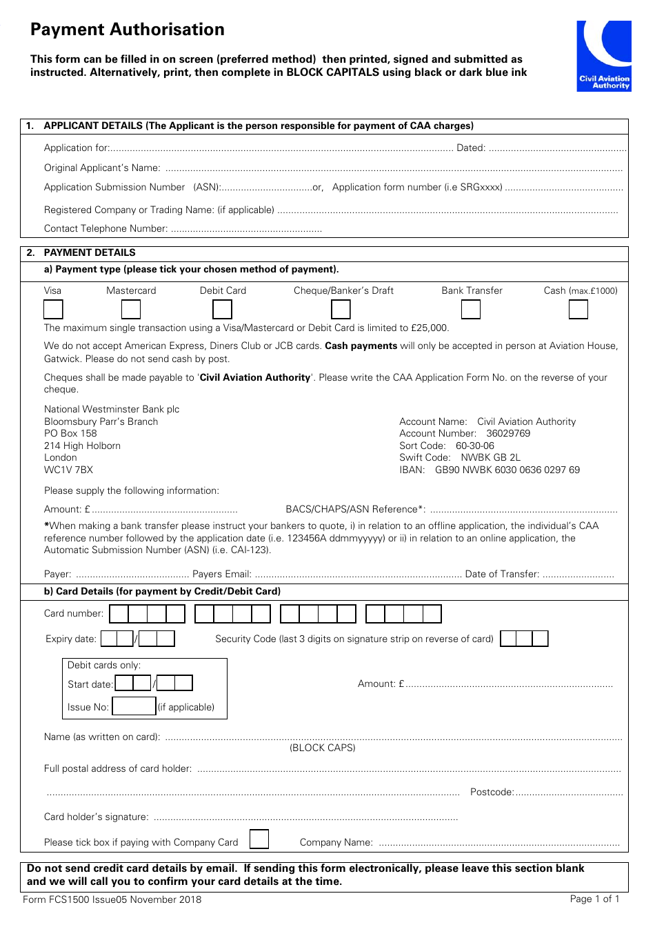 Form SRG1914 Application for Approval of an Individual as an Instrument Flight Procedure Designer in Accordance With the Air Navigation Order and Chapter 2 of CAP 785a - United Kingdom, Page 3