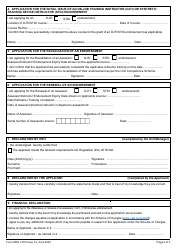 Form SRG1415 Application for the Issue, Revalidation, Renewal of Assessor, Ojti and Stdi Atco Licence Endorsements and Exchange of Ojti for an Stdi Endorsement (UK Regulation (Eu) 2015/340) - United Kingdom, Page 2
