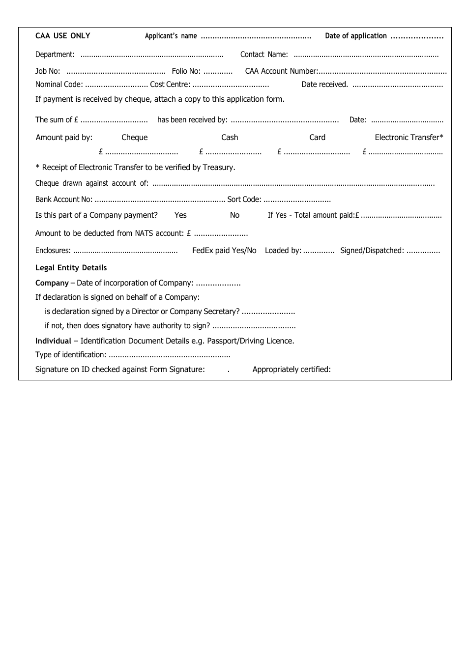 Form SRG2137 Application for Exemption Under Article 71 of UK Reg (Eu) No. 2018 / 1139 Against Parts 66 or 147 of the UK Continuing Airworthiness Regulation, UK Aircrew Regulation, UK Air Traffic Controllers Regulation or Under Article 266 of the Air Navigation Order - United Kingdom, Page 6