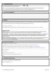Form SRG2002B Application for an Aerodrome Certificate - United Kingdom, Page 5