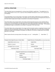 Form BKG700 Interim Bank and Merger Application - Wisconsin, Page 2