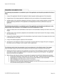 Form BKG700 Interim Bank and Merger Application - Wisconsin, Page 3