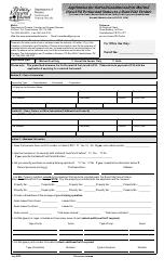 Application for Marked Gasoline and/or Marked Diesel Oil Permit and Levy Exemption Permit and Status as a Bona Fide Farmer - Prince Edward Island, Canada
