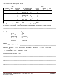 BHSF-CWC Form 1 Custom Wheelchair Evaluation Form - Louisiana, Page 6