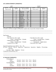 BHSF-CWC Form 1 Custom Wheelchair Evaluation Form - Louisiana, Page 7