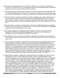 Form EQP1451 Equivalency Projects Contract Boilerplate Language - Michigan, Page 10