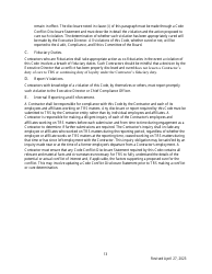 Code of Ethics for Contractors - Texas, Page 13