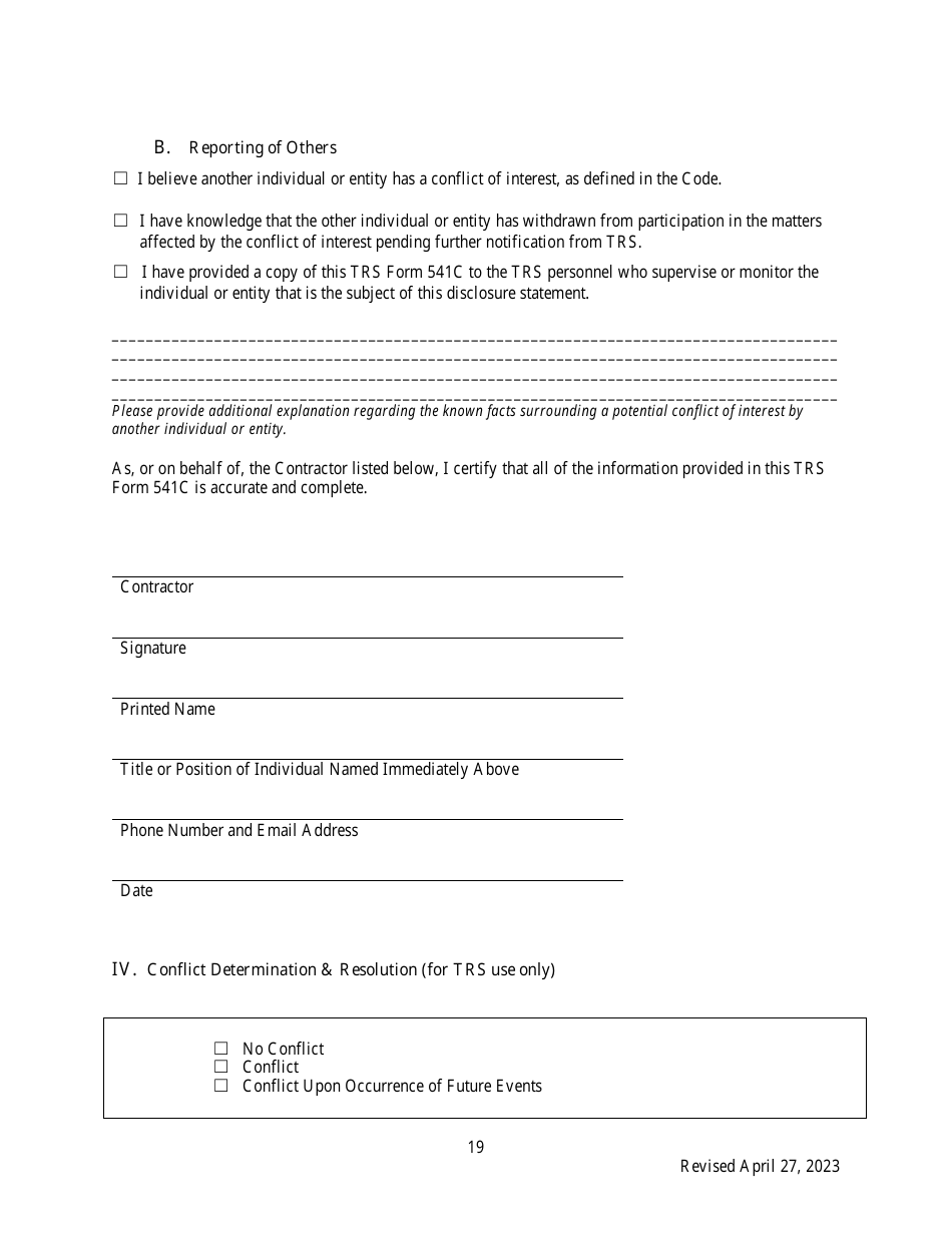 Code of Ethics for Contractors - Texas, Page 19