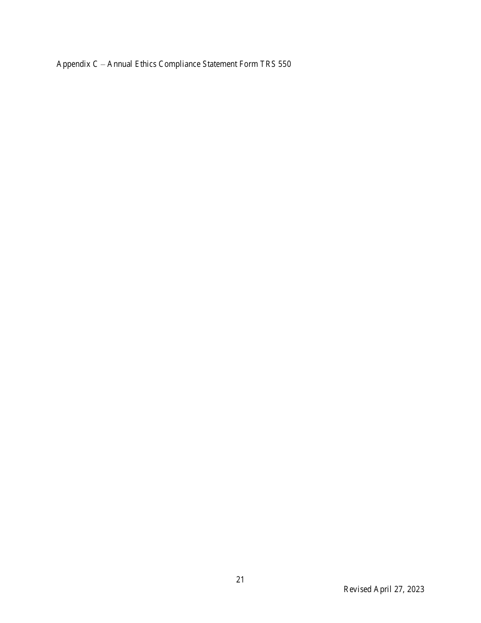 Code of Ethics for Contractors - Texas, Page 21